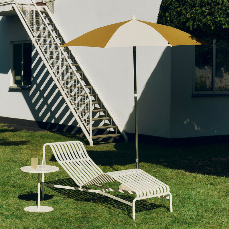 HAY - Terrazza Sonnenschirm | Ø 200 x H170-220 cm / off-white and ochre