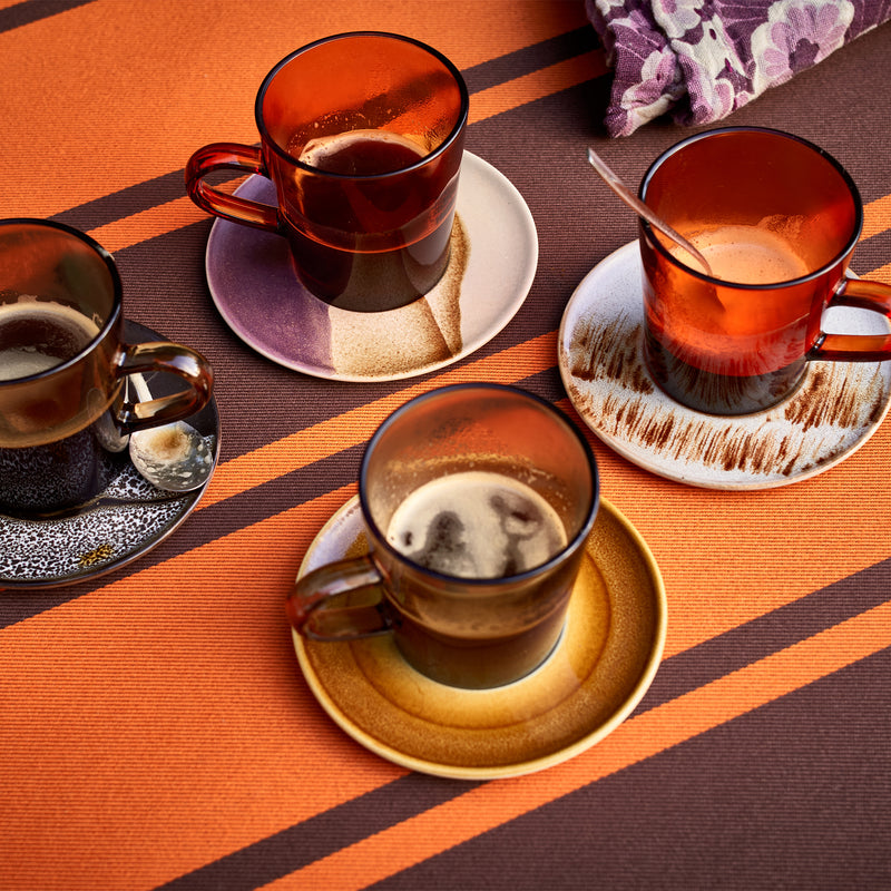 HKliving - 70's Glas Kaffeebecher