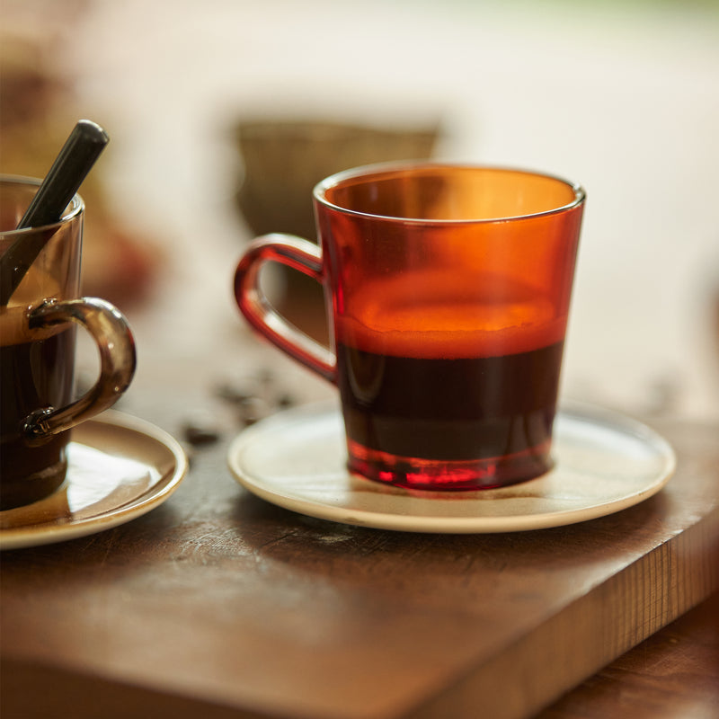HKliving - 70's Glas Kaffeebecher