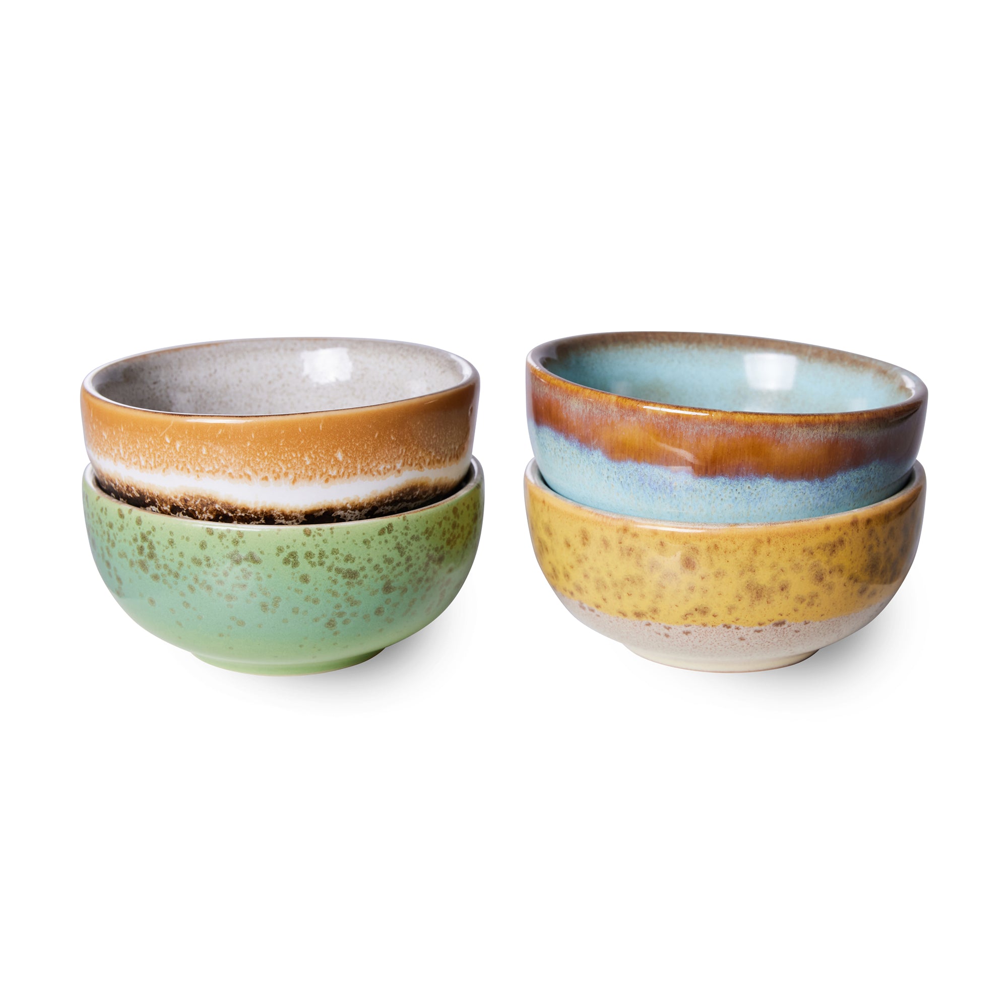 HKliving - 70's Espresso Tassen &amp; Becher | 4er Set / XS Bowls / castor