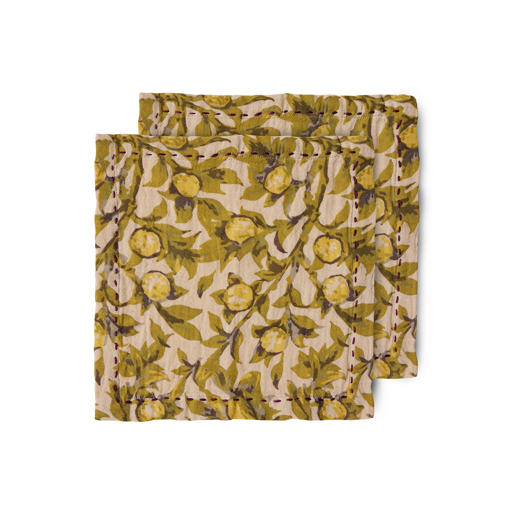 HKliving - Baumwollservietten | mediterranean olive