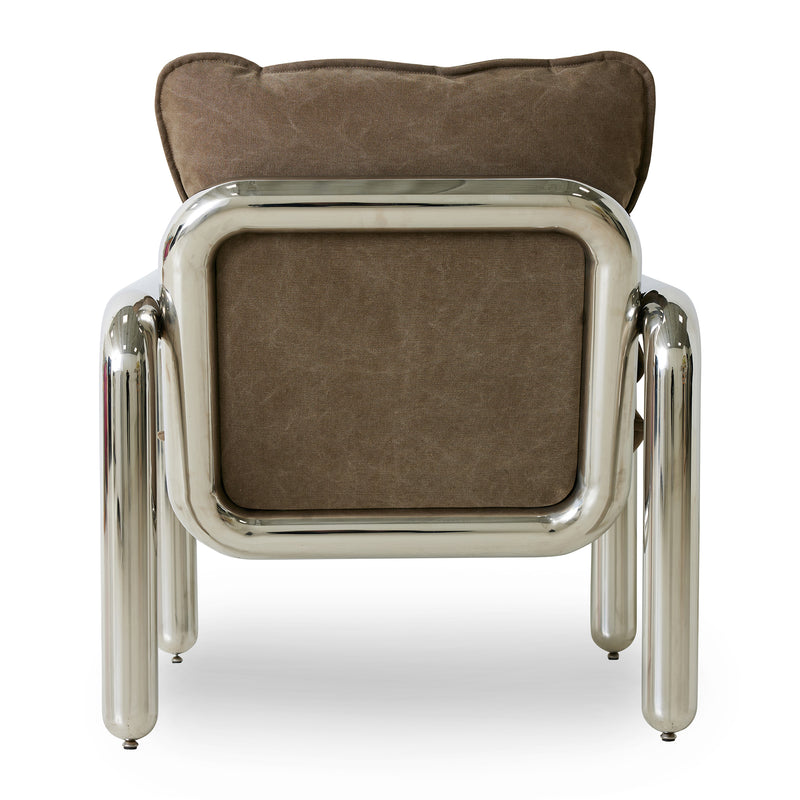 HKliving - Chrom- Loungesessel