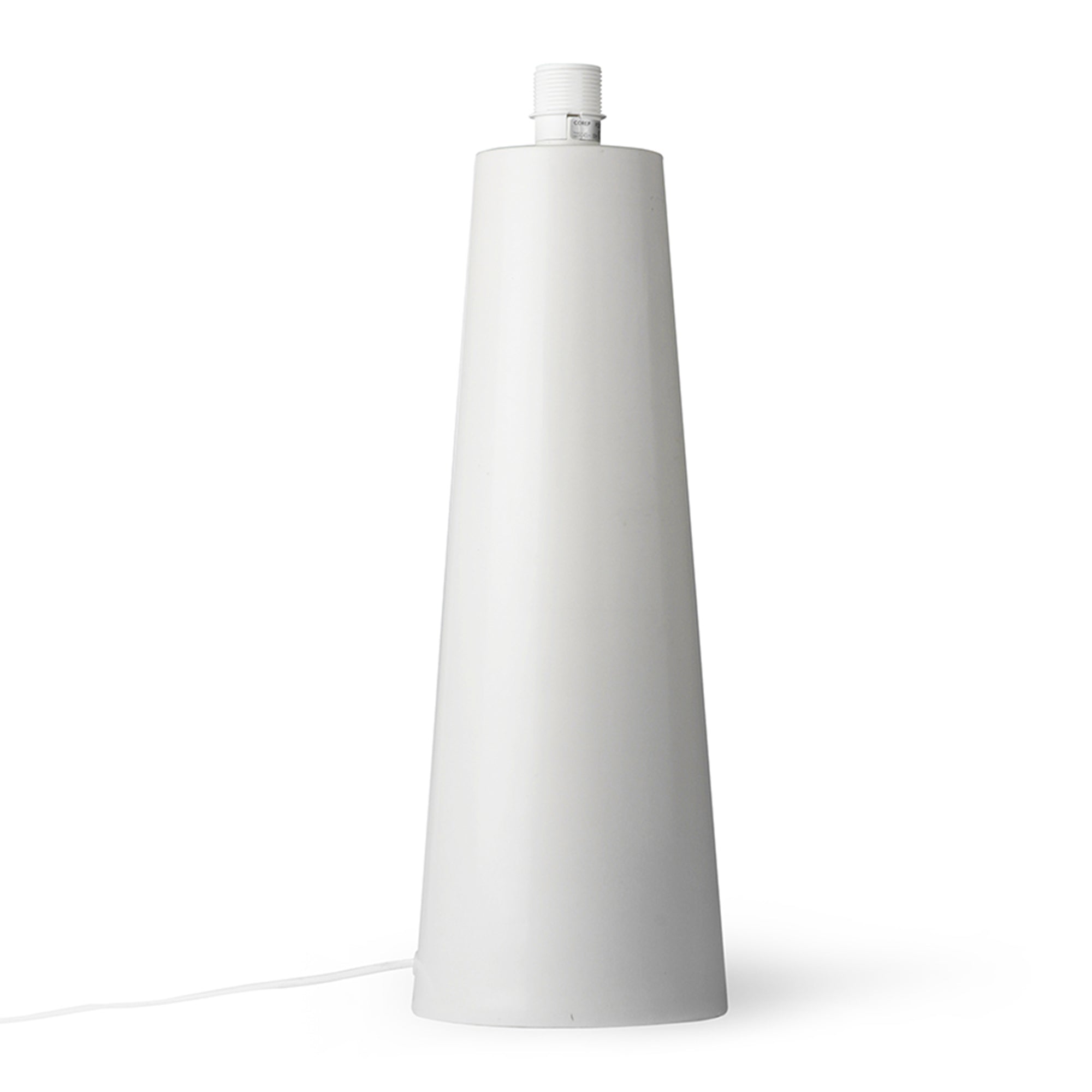 HKliving - Cone Tischleuchtenfuß | L / hellgrau matt