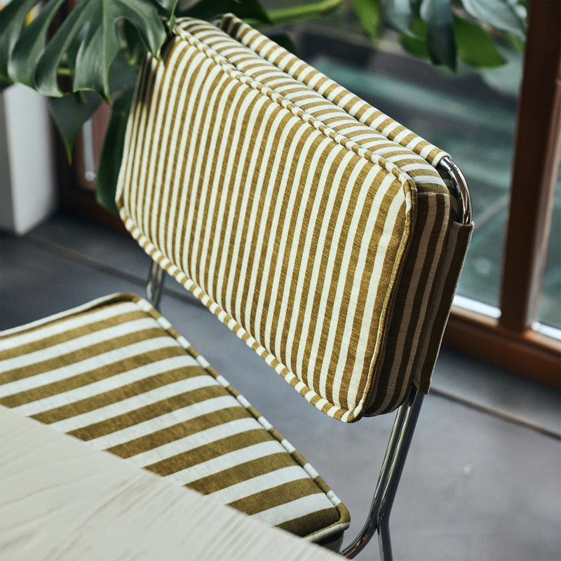 HKliving - Endless Esszimmerstuhl | stripe / sunflower