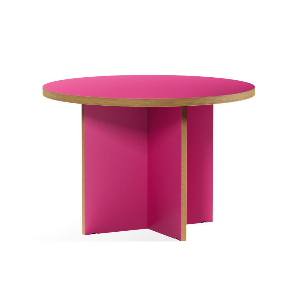 HKliving - Esstisch Ø 110 cm | raspberry