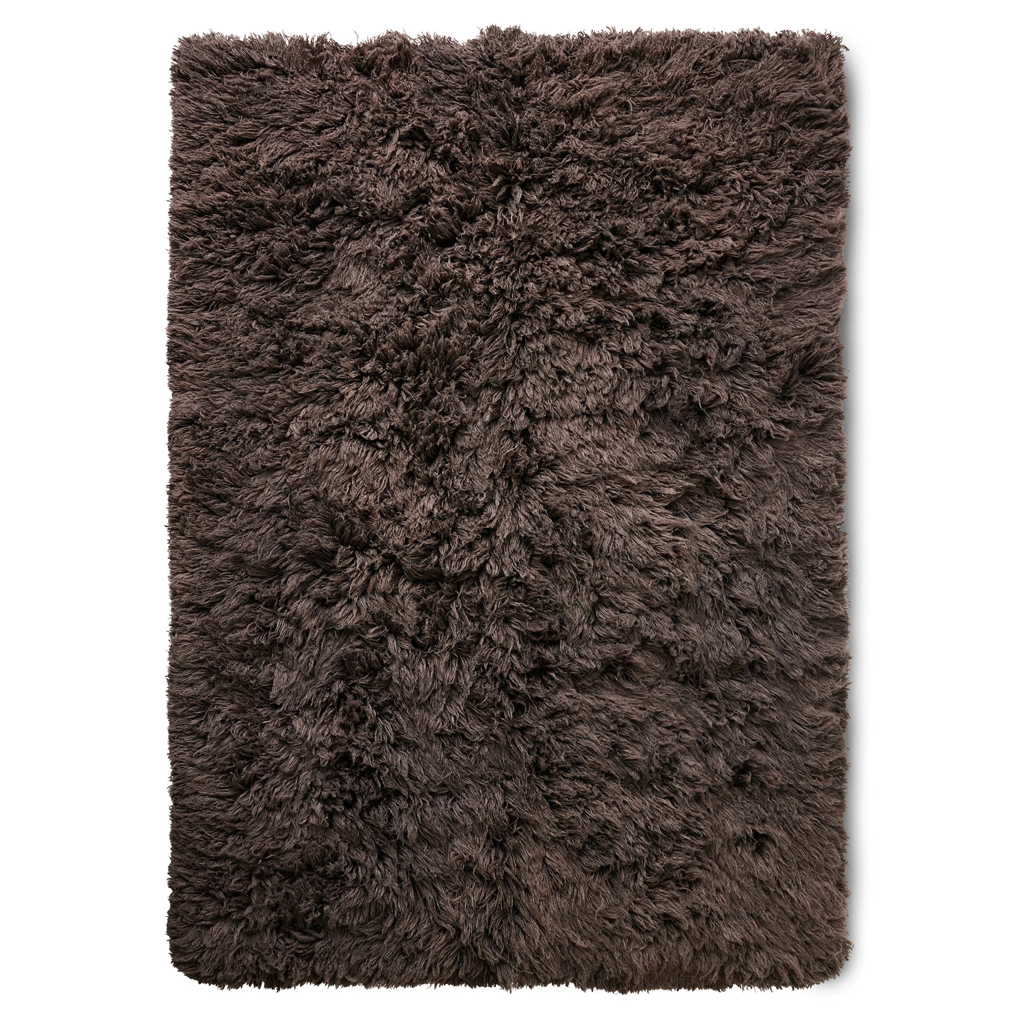 HKliving - Fluffy Teppich | 200 x 300 cm / espresso