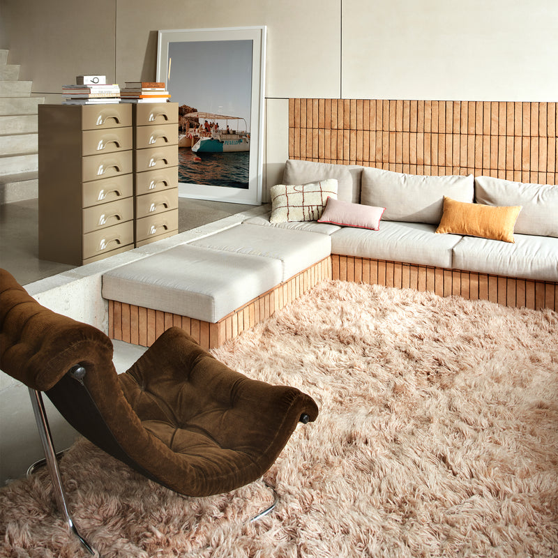 HKliving - Fluffy Teppich