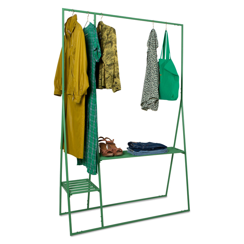 HKliving - Garderobe mit Kleiderbügeln und Garderobenhaken