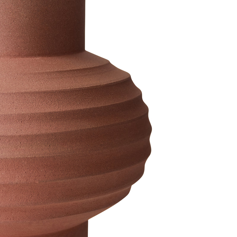 HKliving - Handcarved Terrakotta Vase