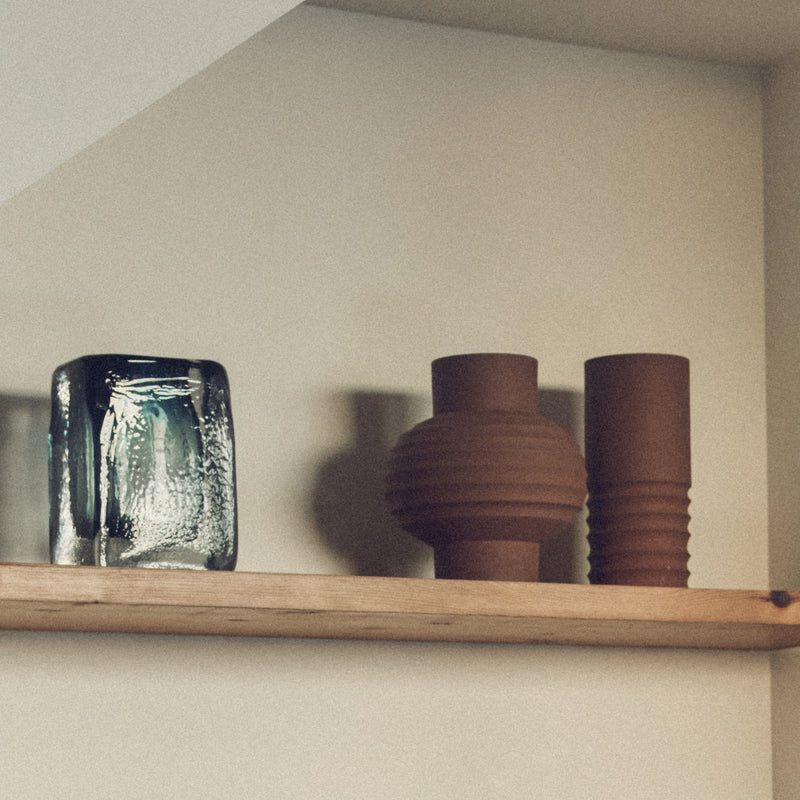 HKliving - Handcarved Terrakotta Vase