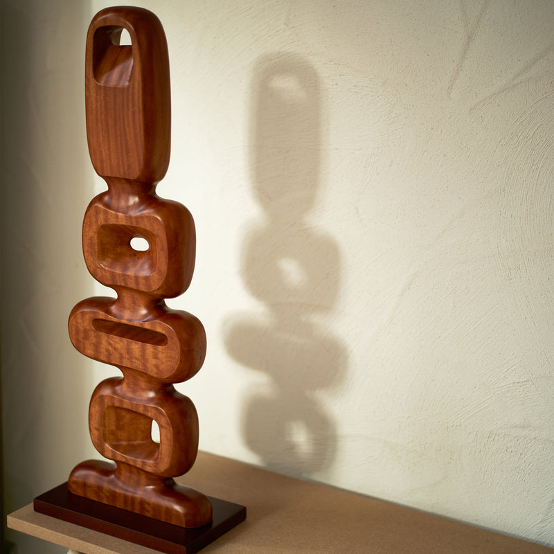 HKliving - Holz Skulptur