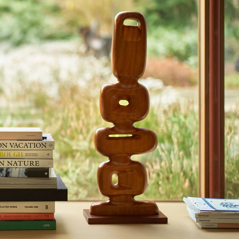 HKliving - Holz Skulptur