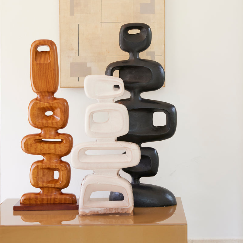 HKliving - Holz Skulptur