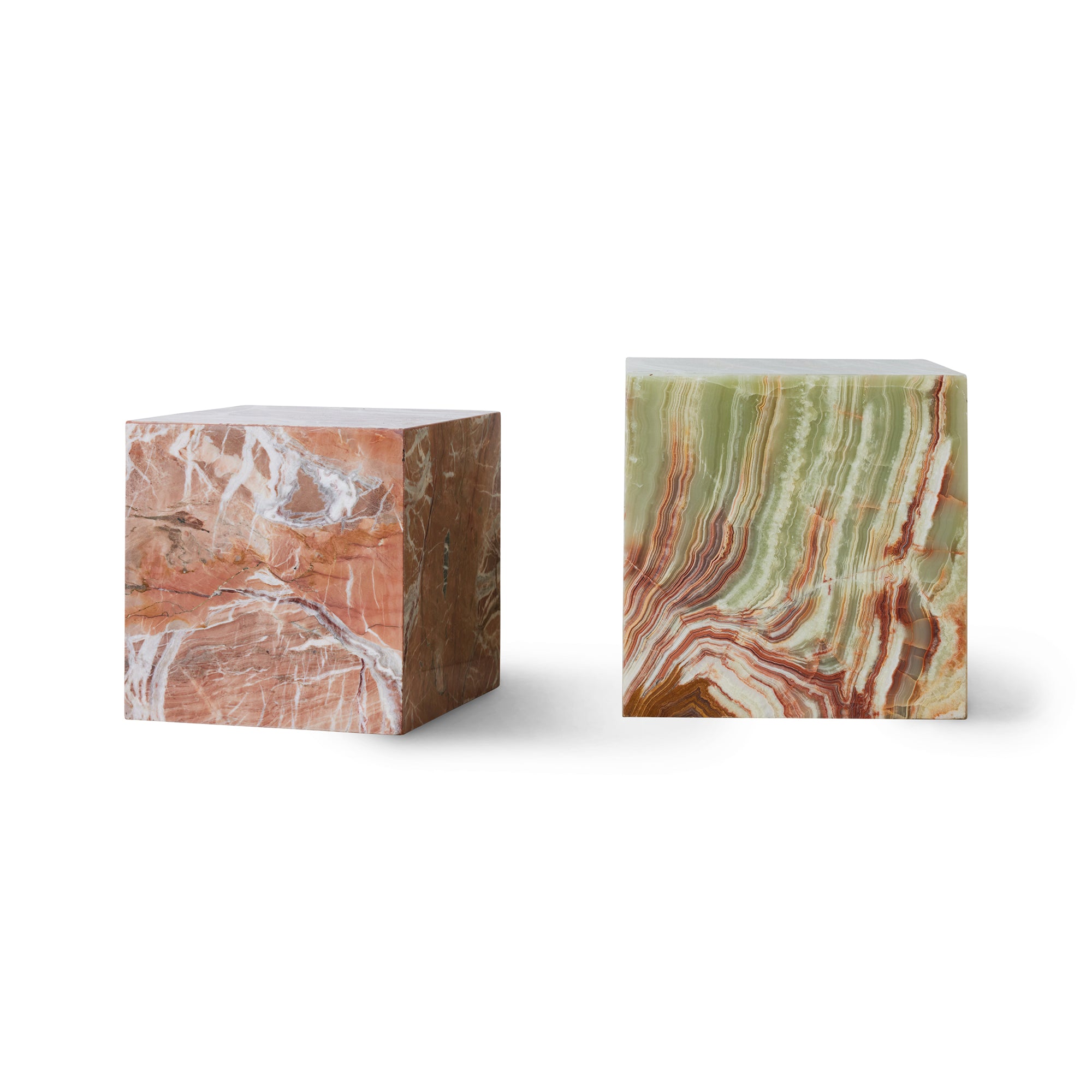 HKliving - Marble Block Table