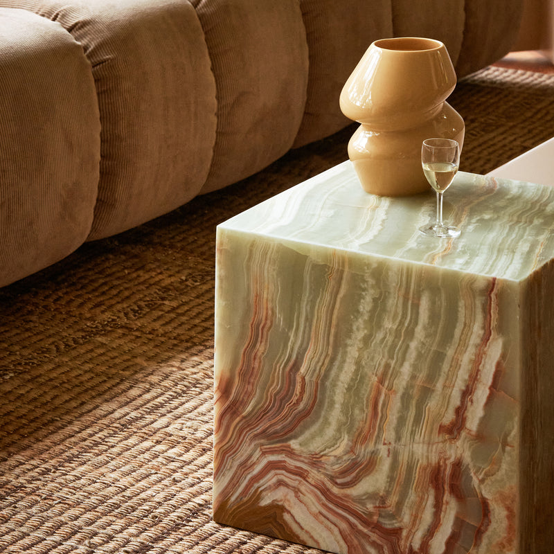 HKliving - Marble Block Table