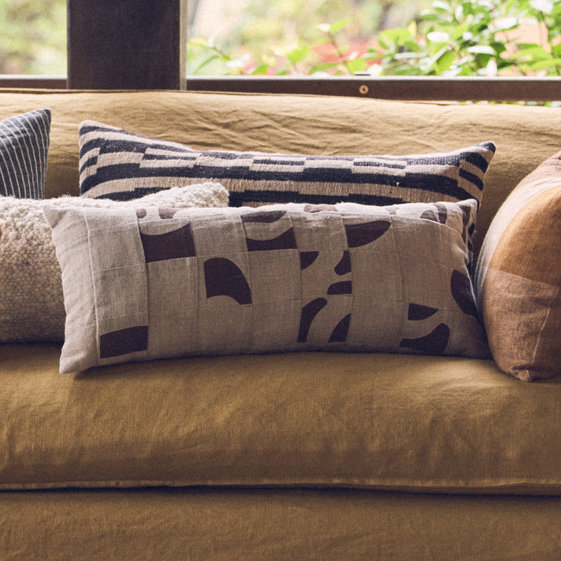 HKliving - Natural Patched Kissen