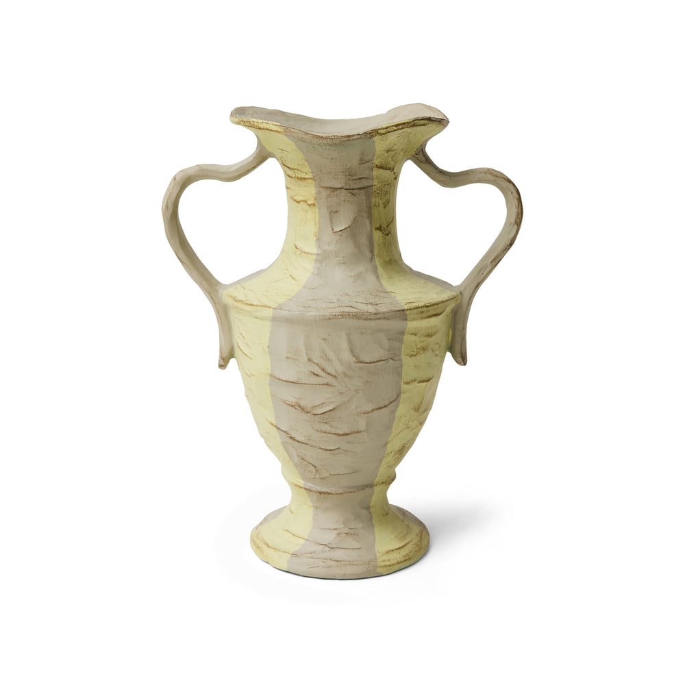 HKliving - New Classics Vase | cream stripes
