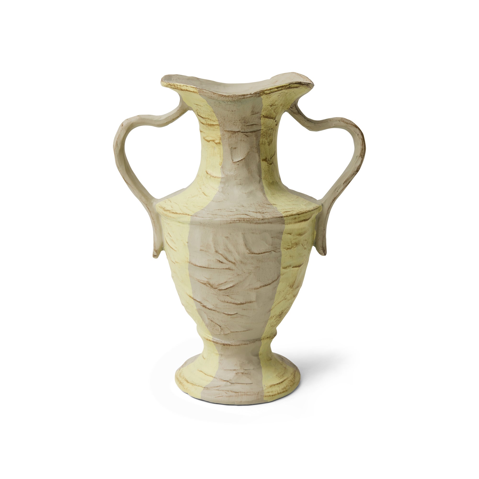 HKliving - New Classics Vase | cream stripes