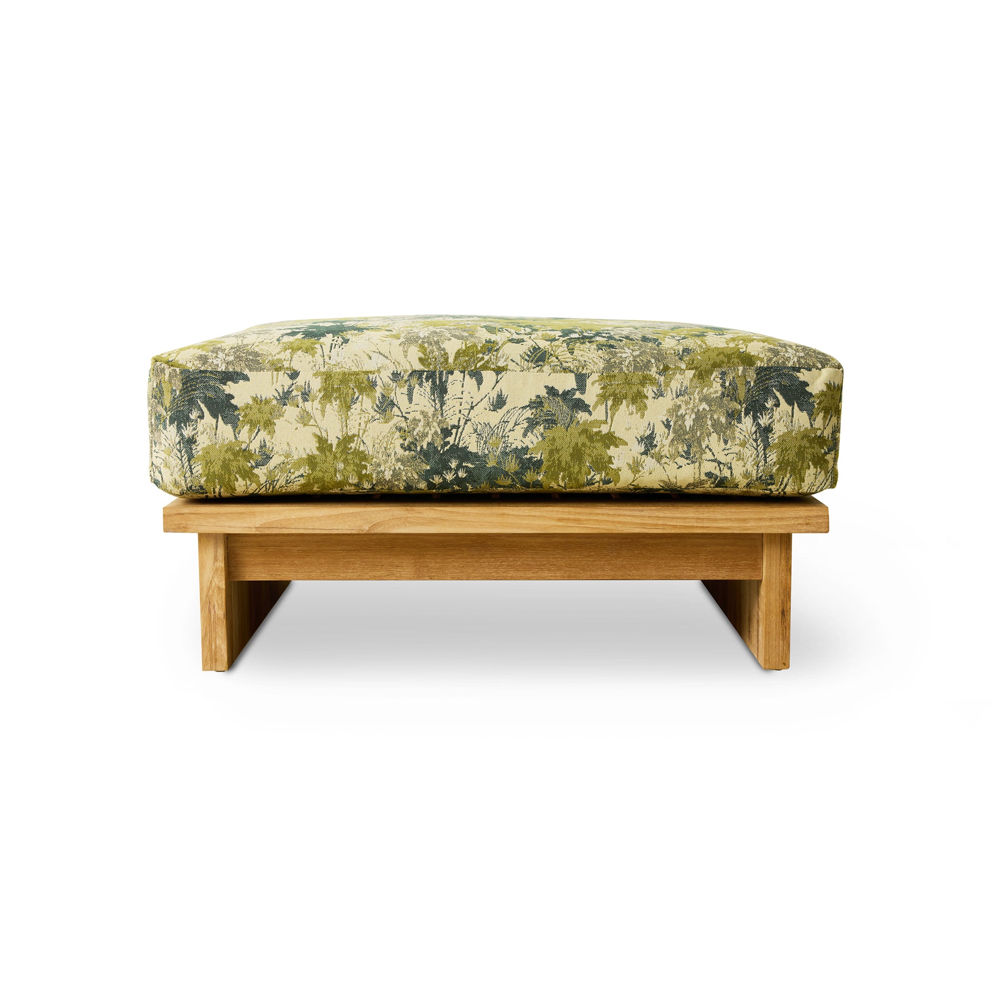 HKliving - Outdoor Hocker Teak | botanical 