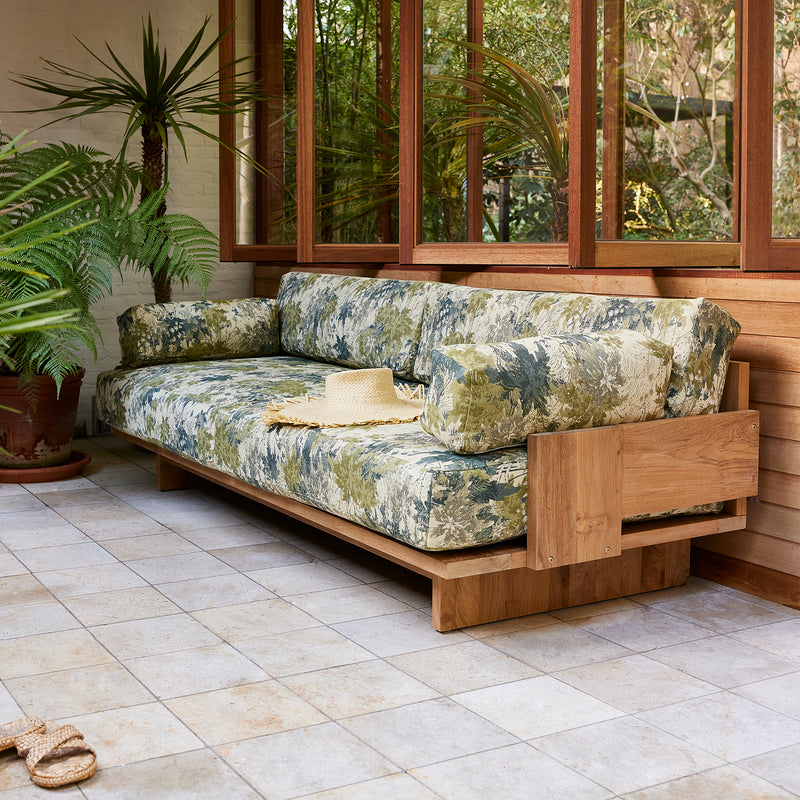 HKliving - Outdoor Teak Lounge-Sofa