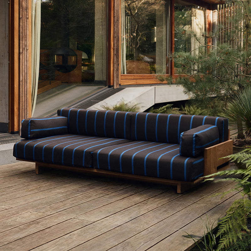 HKliving - Outdoor Teak Lounge-Sofa