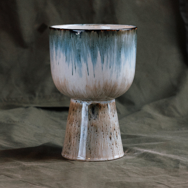 HKliving - Retro Blumentopf | Ø 16,5 cm / lagoon