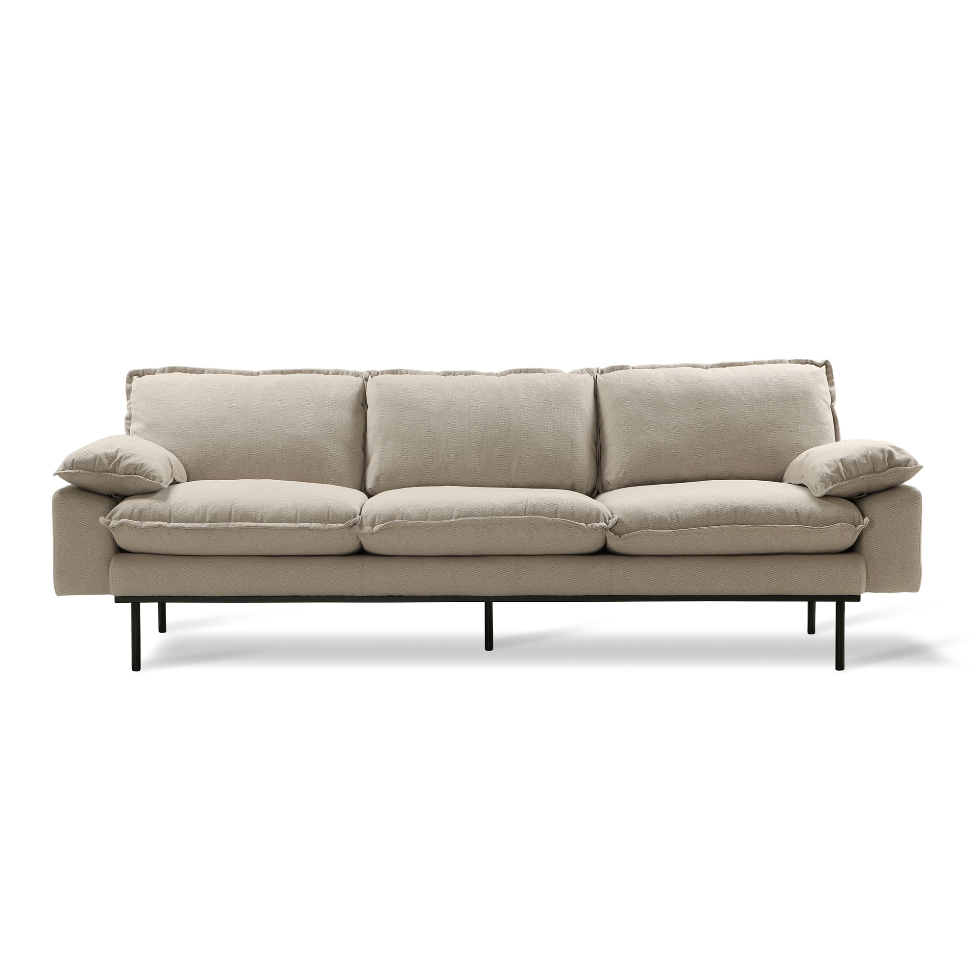 HKliving - Retro Sofa 4-Sitzer | beige