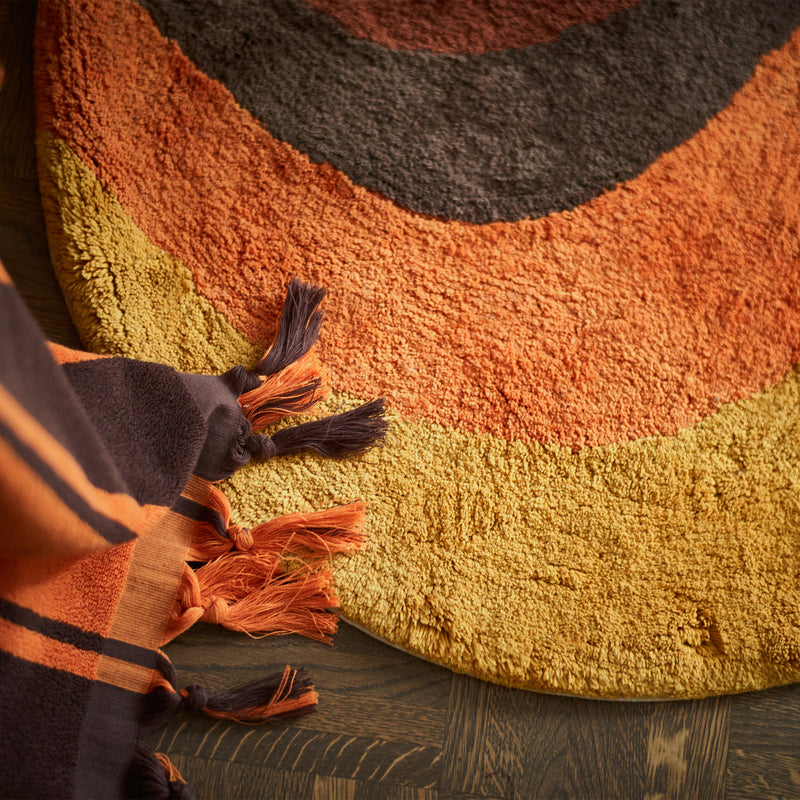 HKliving - Retro swirl Badematte