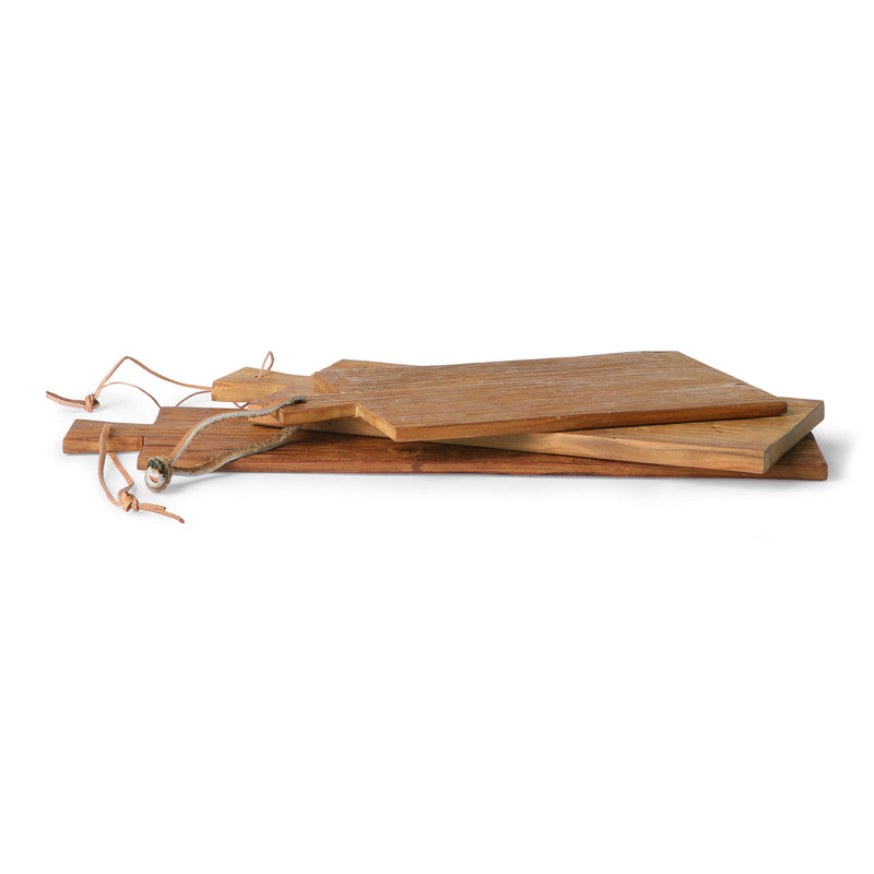 HKliving - Teak Servierbrett 3er-Set