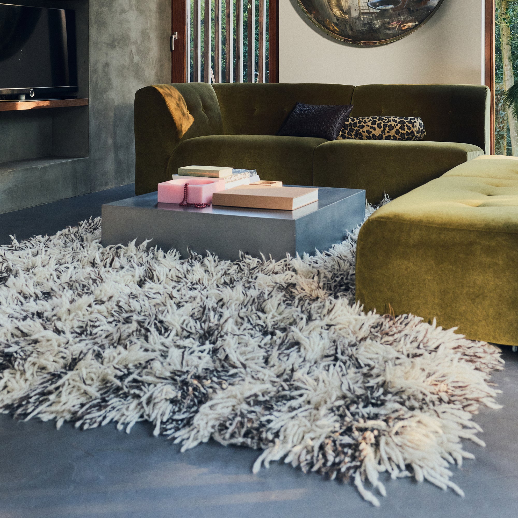 HKliving - Shaggy Teppich | 