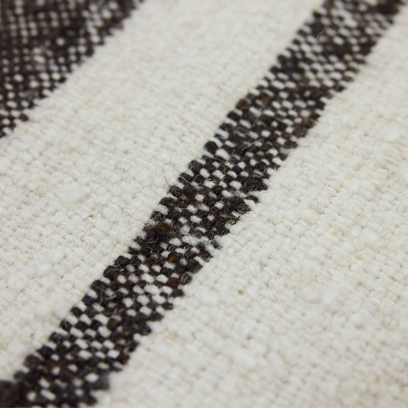 HKliving - Striped Kelim Wollteppich