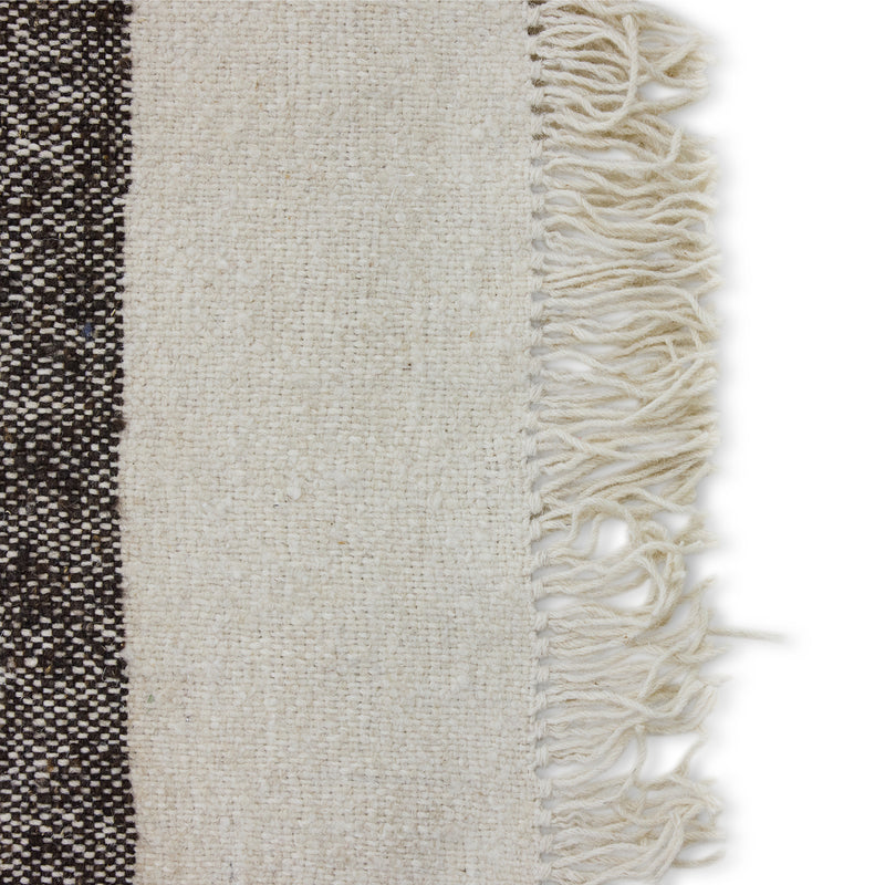 HKliving - Striped Kelim Wollteppich