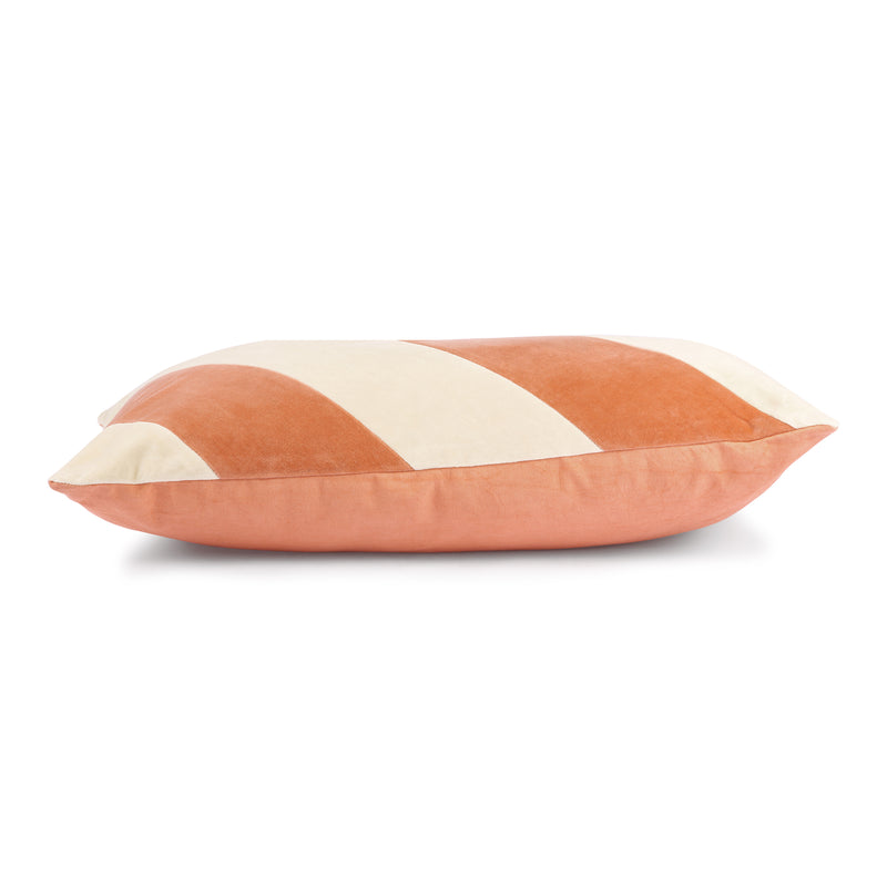 HKliving - Striped Samt-Kissen