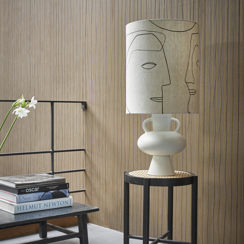 HKliving - Printed Faces Lampenschirm