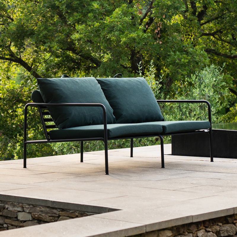 HOUE - AVON Sofa 2-Sitzer | alpine / schwarz