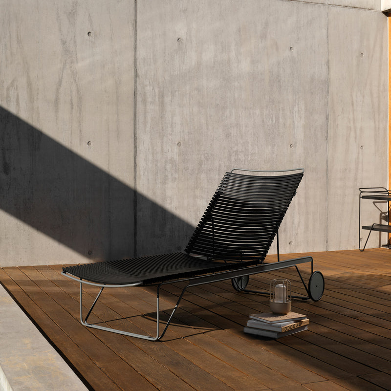 HOUE - CLICK Chaise Longue verstellbar | schwarz