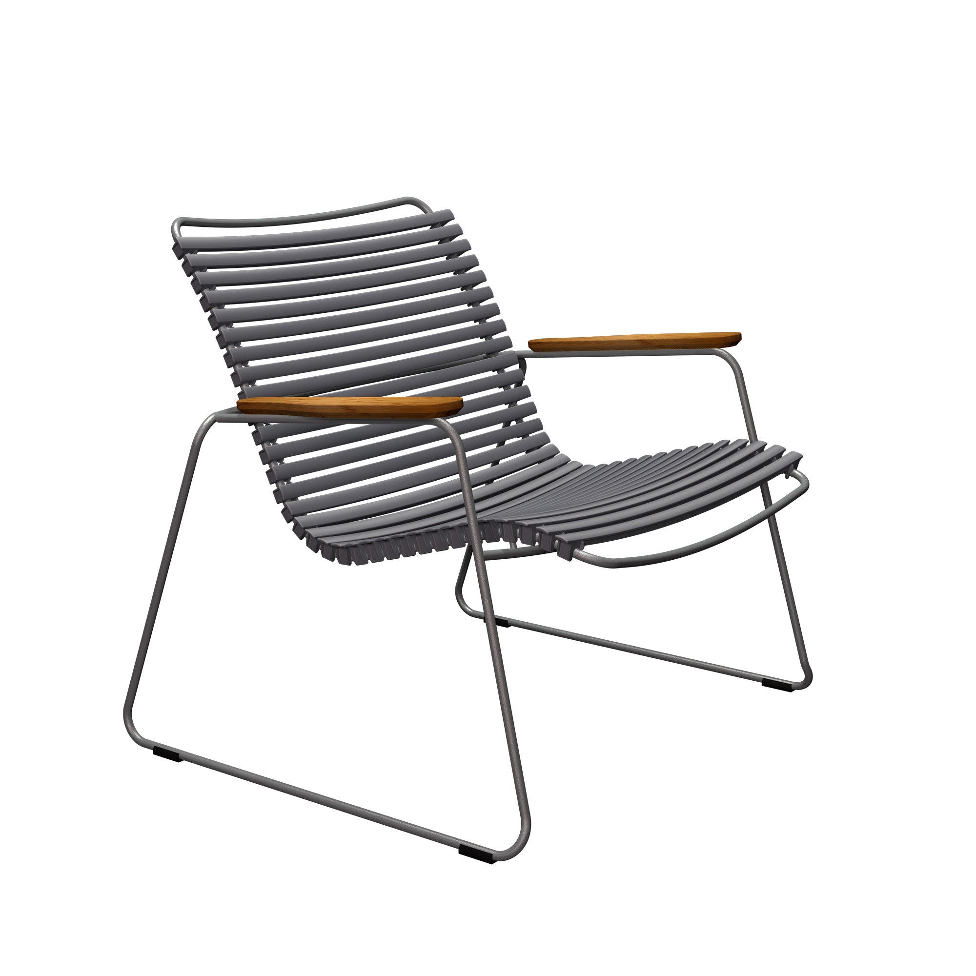 HOUE - CLICK Roomy Outdoor Lounge Chair | dunkelgrau