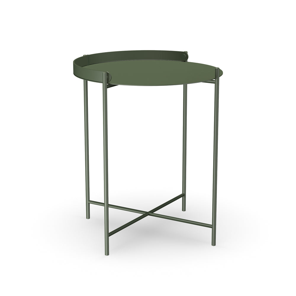 HOUE - EDGE Beistelltisch | Ø 46 cm / olivgrün