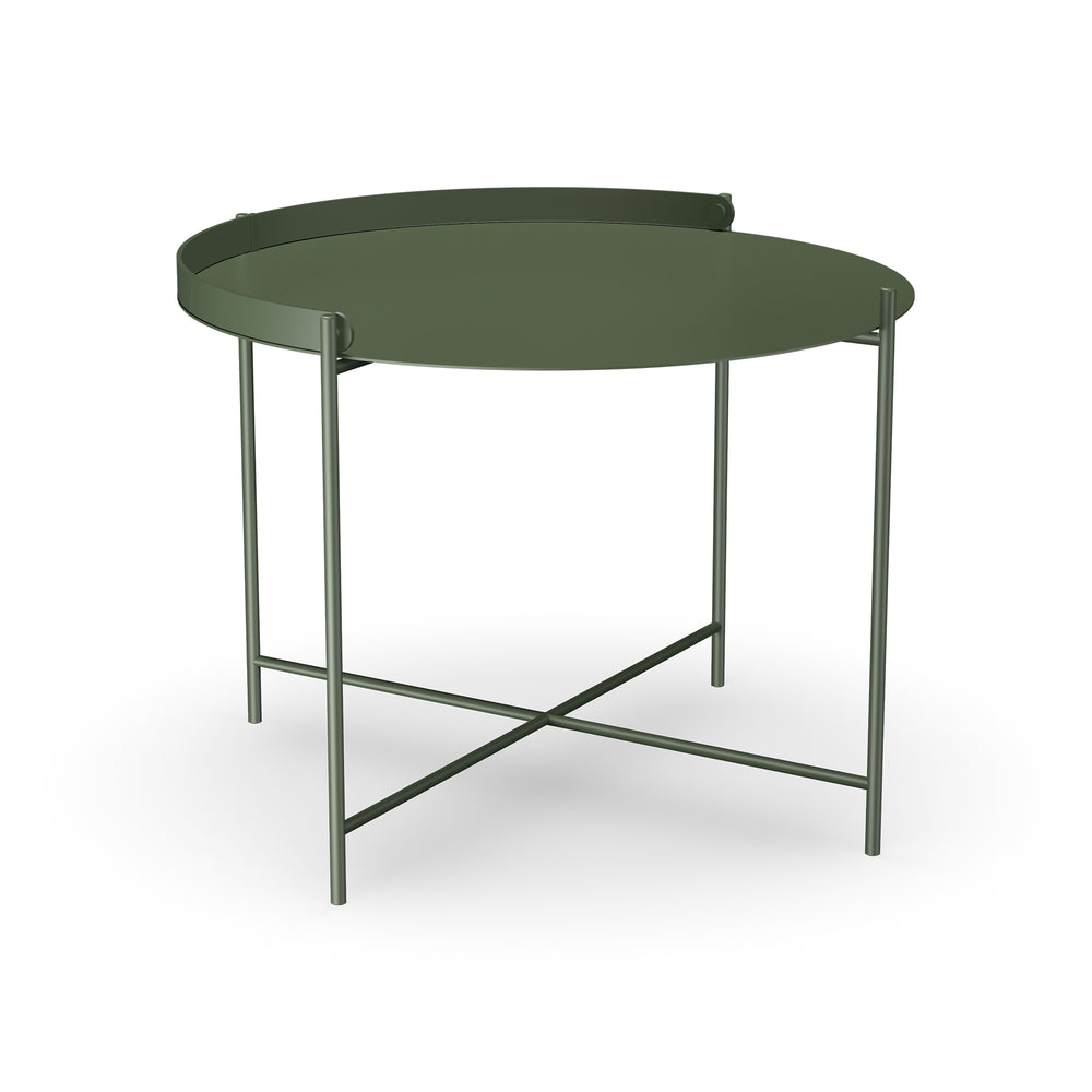 HOUE - EDGE Beistelltisch | Ø 62 cm / olivgrün