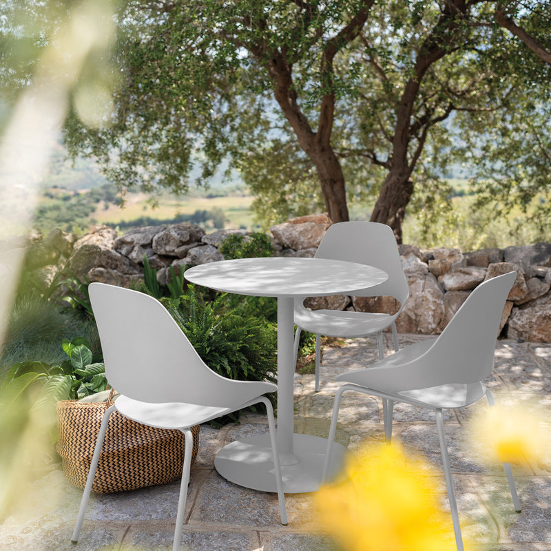 HOUE - FALK Outdoor Dining Chair | muted white