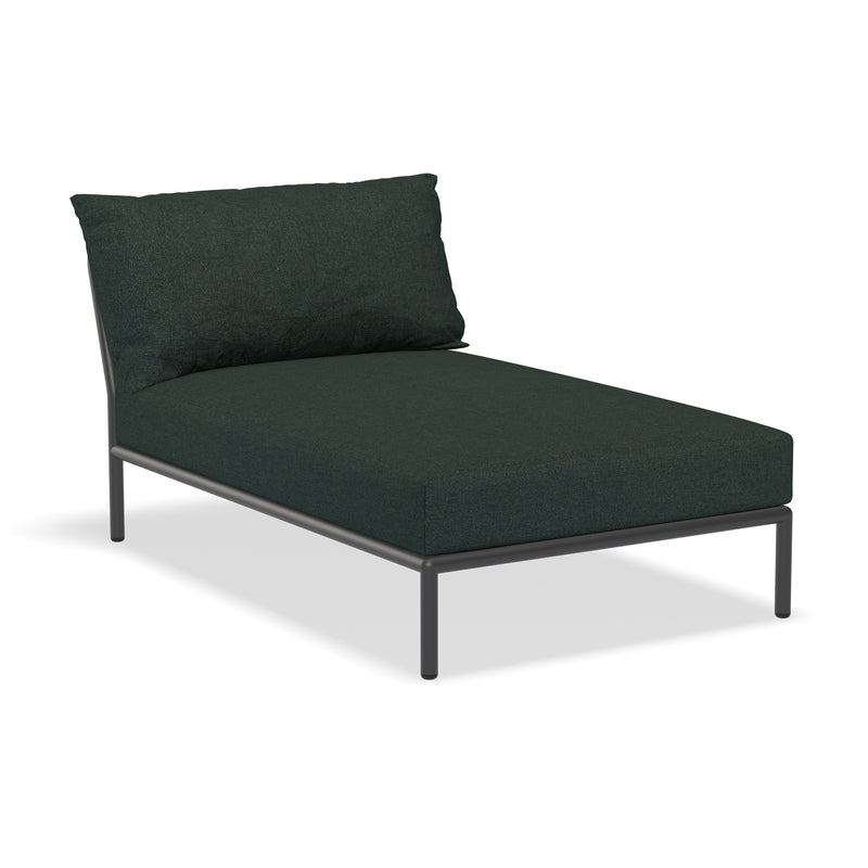 HOUE - Level 2 Chaise Longue | alpine / dark grey