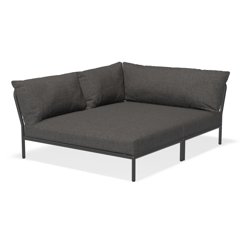 HOUE - Level 2 Cozy Sofa | dark grey basic / links / dark grey