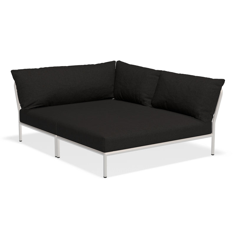 HOUE - Level 2 Cozy Sofa | charcoal / rechts / muted white