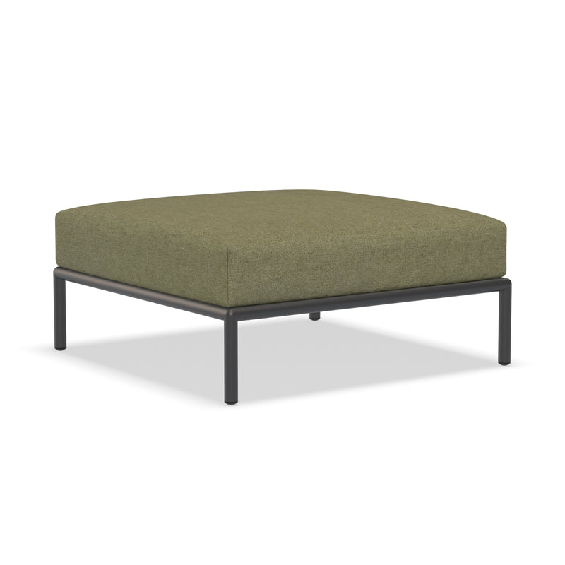HOUE - Level 2 Ottoman | leaf / dark grey