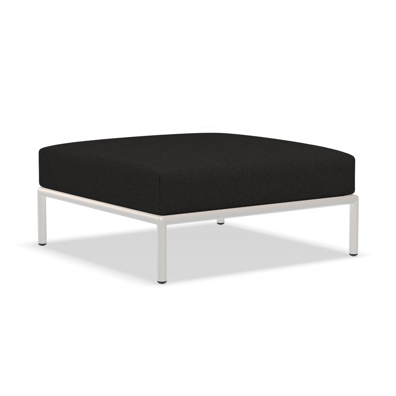 HOUE - Level 2 Ottoman | charcoal / muted white