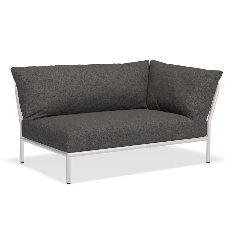 HOUE - Level 2 Sofa | dark grey basic / rechts / muted white