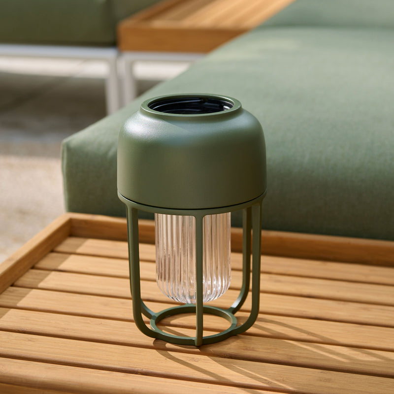 HOUE - Light No1 LED Solar-Akkuleuchte | laurel green