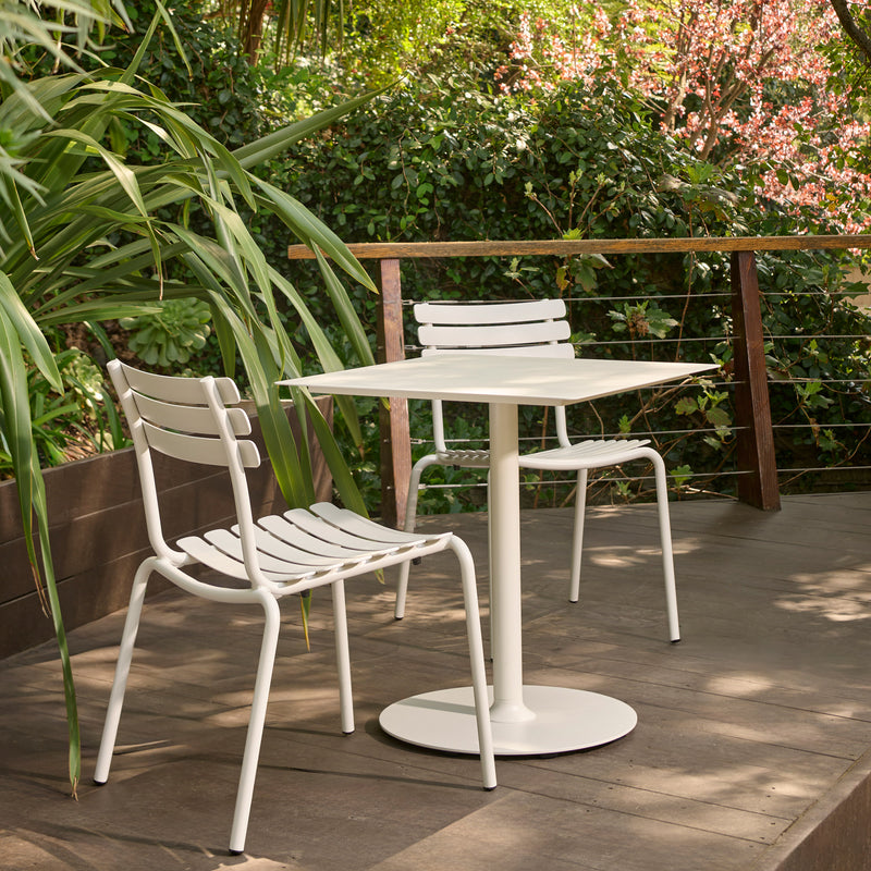 HOUE - Pico Gartentisch 60 x 60 cm | muted white / rund