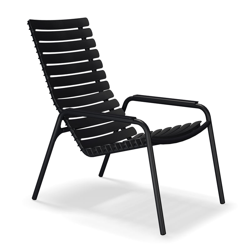 HOUE - ReCLIPS Outdoor Loungesessel | schwarz