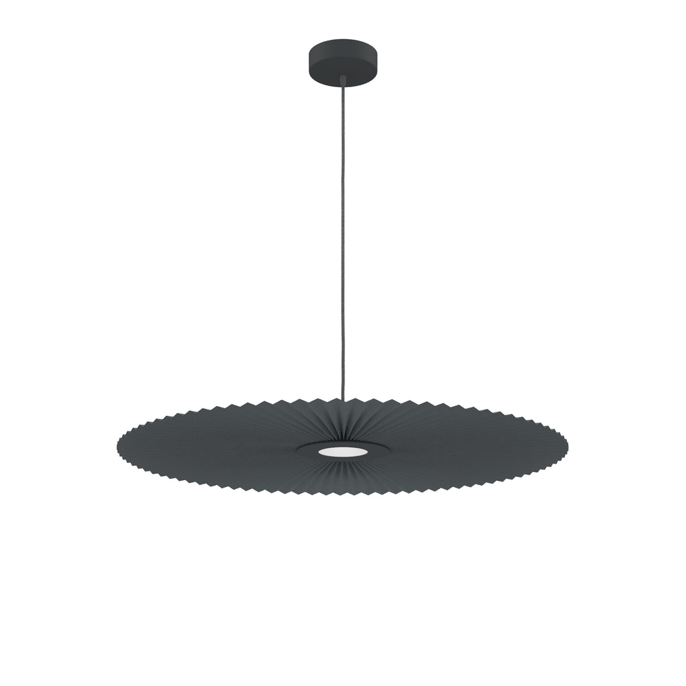 Hartô - Carmen LED-Pendelleuchte | M / Ø 90 cm / slate grey